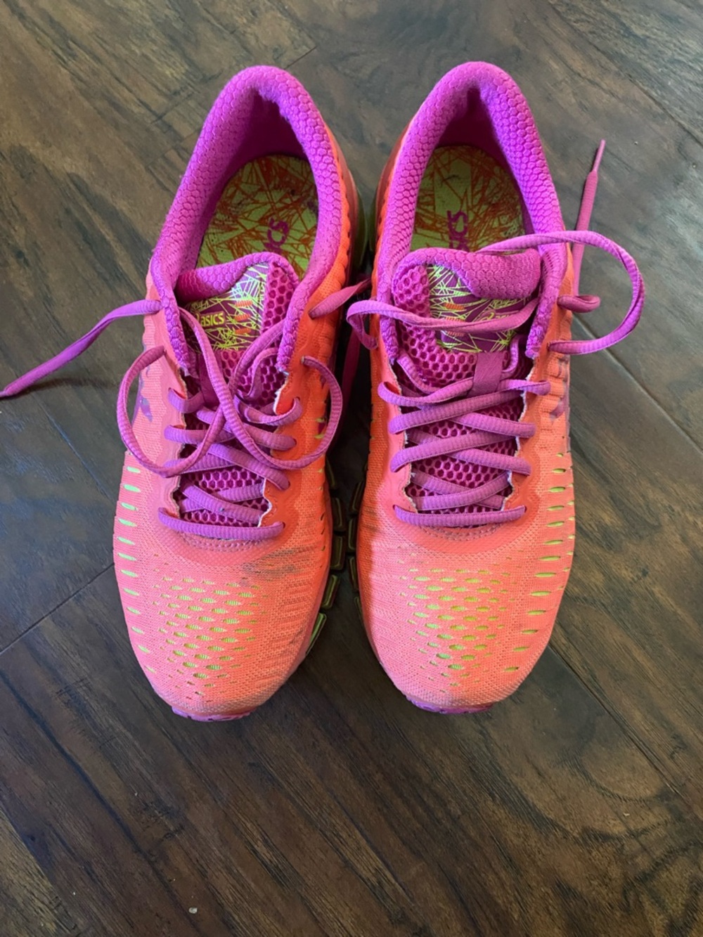 ASICS Women's Athletic Shoes in Pink and Coral